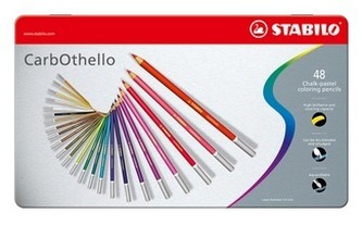 STABILO CarbOthello 48 ks Kovové Pouzdro