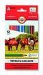 Barevné pastelky "Triocolour kůň 3142/12", 12ks, trojhranné, KOH-I-NOOR