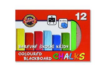 Koh-i-noor křídy školní barevné 12 ks Koh-i-noor křídy školní barevné 12 ks
