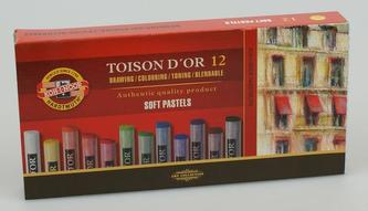 Koh-i-noor souprava prašných  kříd 12 ks