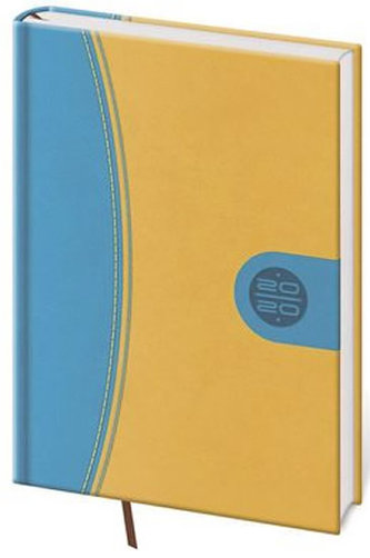 Diář 2020 - Smile/denní A5/modrožlutý