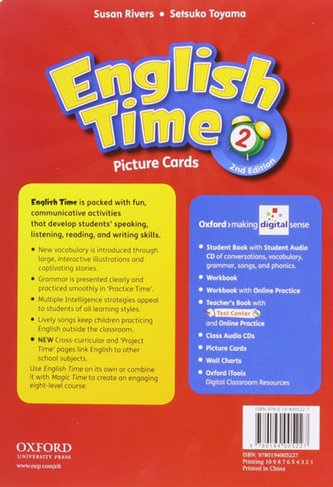 English Time 2 Picture Cards