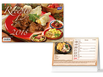 Recepty 2018 - stolní kalendář