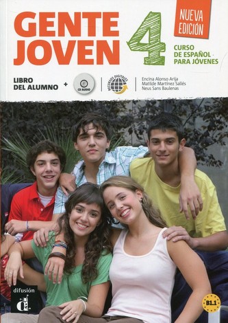 Gente Joven 4 Nueva (B1.2-B2.1) – Libro del alum. + CD