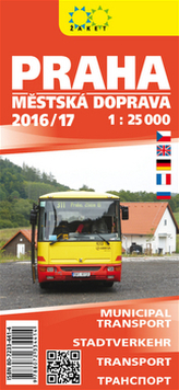 Praha městská doprava 1:25 000