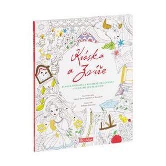 Kráska a zvíře, klasická pohádka a kouzelné omalovánky