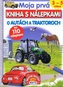 Moja prvá kniha s nálepkami O autách a traktoroch