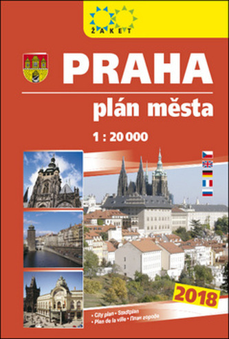 Praha plán města 2017