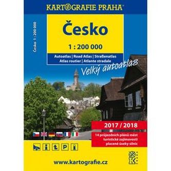 Česko Velký autoatlas 1:200 000