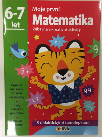 Moje první matematika 6-7 let - s didaktickými samolepkami