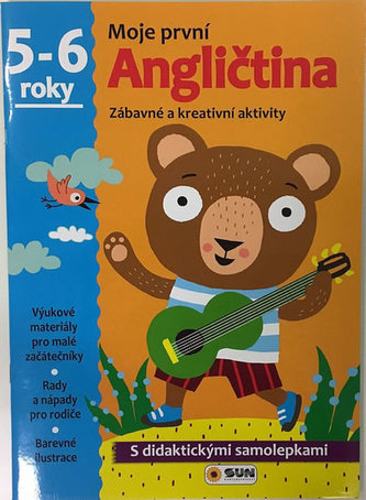 Moje první angličtina 5-6 roky - s didaktickými samolepkami