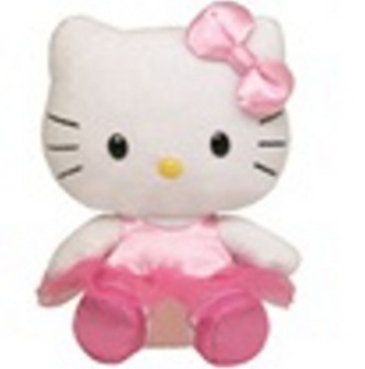 Plyš Beanie Babies Lic HELLO KITTY - ballerina