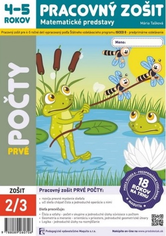 Prvé počty - Pracovný zošit 4-5 rokov Prvé počty - Pracovný zošit 4-5 rokov