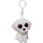 Plyš očka přívěšek bílý pes