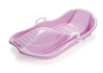 Boby s brzdami růžové