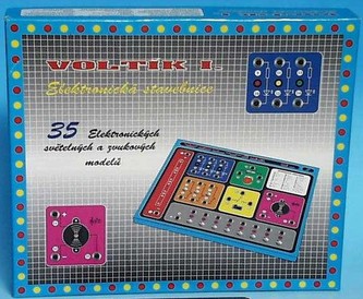 Voltík I. společenská hra na baterie v krabici 26,5x22,5x3,5cm