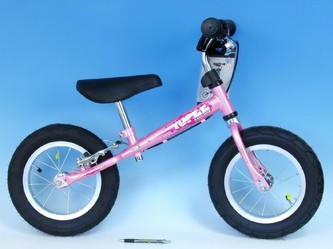 Odrážedlo Yupee růžové výška řidítek 54-62cm