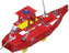 Stavebnice MERKUR FIRE Set 20 modelů 708ks 2 vrstvy v krabici 36x27x5,5cm