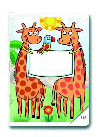 Sešit 512malovaná ZOO