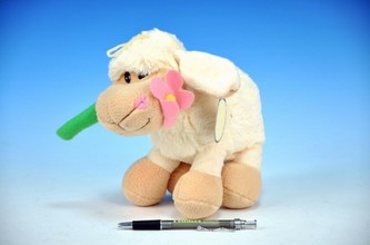 Ovečka plyš 22cm na baterie se zvukem od 0 měsíců