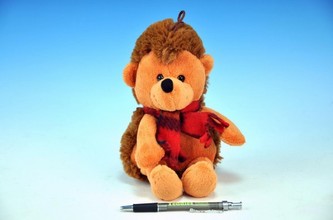 Ježek plyš 25cm se šálou od 0 měsíců