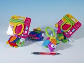 Zvířátko Baby plyš 9cm vibrující 4 druhy na kartě od 0 měsíců