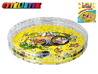 Bazén nafukovací Čtyřlístek 3 komory 122x25cm v sáčku