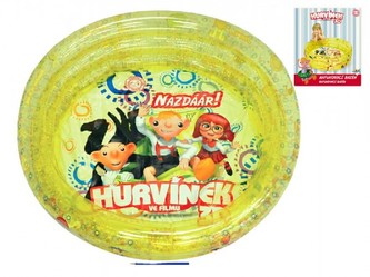 Bazén nafukovací Spejbl a Hurvínek 3D 3 komory 70x30cm 48L v sáčku