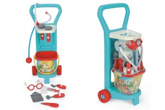 Vozík lékař 60x25x20cm s doplňky Wader