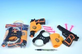 Pistole 2ks s přísavkami + doplňky plast 19cm v sáčku