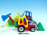 Traktor nakladač bagr 36cm na volný chod v síťce