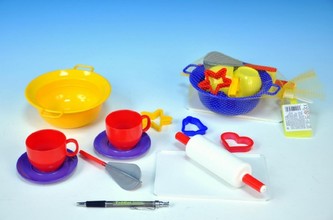 Nádobí Kuchyňská sada plast 11ks v síťce