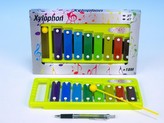 Xylofon plast/kov 27x11,5x2cm v krabičce od 18 měsíců