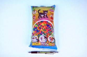 Zažehlovací korálky MIDI transparentní neonové 6000ks v sáčku