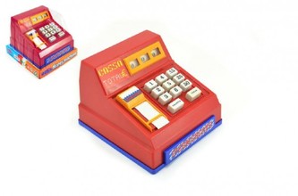 Pokladna mechanická plast 17x13cm v blistru