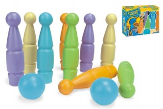 Kuželky Friends on the Move plast 24cm v krabici Wader