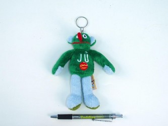 Přívěšek na klíče Jů plyš česky mluvící 16cm na kartě Jů a Hele