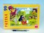 Puzzle Krtek s koláčem 26,4x18,1cm 99 dílků v krabici 27x19x3,5cm
