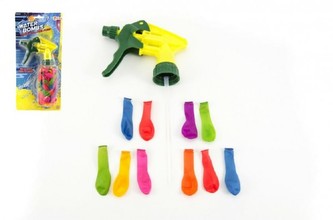 Pumpa na vodní bomby + bomby na kartě 14x31cm