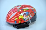 Cyklistická přilba na kolo Smiley dětská červená vel. 51-55cm