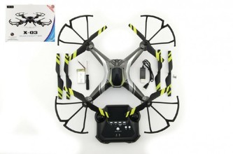 Dron bez kamery RC 40cm USB pro dobíjení X-Q3 v krabici