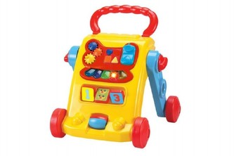 Moje první chodítko plast 45cm na baterie se zvukem v krabici 12m+