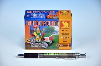 Stavebnice Dromader Auto 25101 32ks v krabici 9,5x7x4,5cm