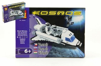 Stavebnice Dromader Kosmický Raketoplán 25462 180ks v krabici 25,5x18,5x4,5cm