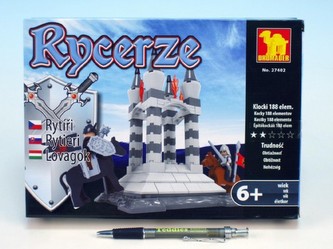 Stavebnice Dromader Rytíři 27402 188ks v krabici 25,5x18,5x4,5cm