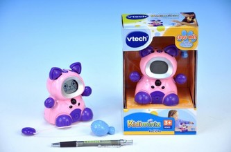 Kidiminiz VTech kočička růžová česky mluvící na baterie 3xAAA v krabičce 13x19cm