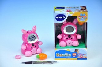 Kidiminiz VTech králíček růžový česky mluvící na baterie 3xAAA v krabičce