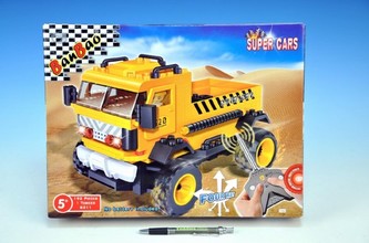 Stavebnice BanBao Auto RC 192ks + 1 figurka 27MHz na baterie v krabici 37,5x28,5x6cm