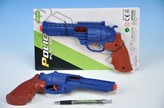 Pistole plast 24cm se zvukem na kartě
