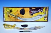 Piráti - sada, meč/šavle + doplňky plast 53cm na kartě